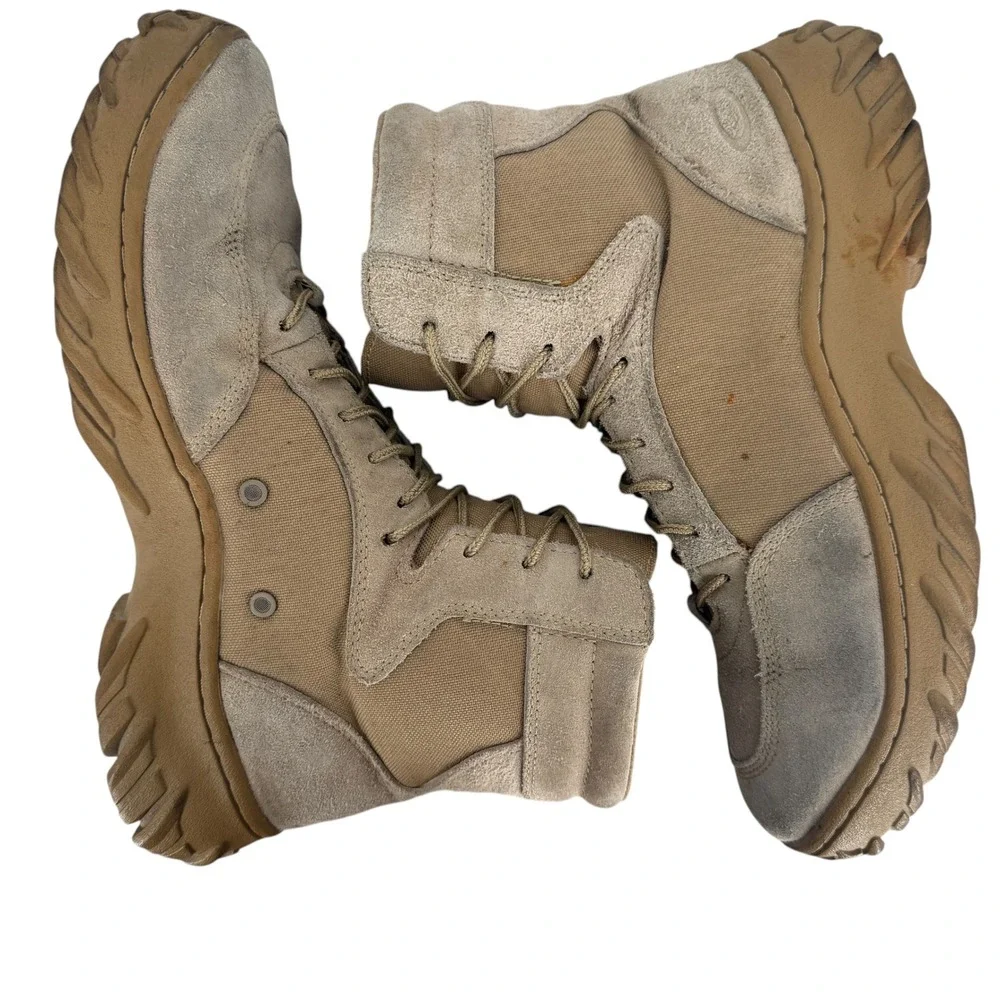 Oakley SI Assault 6 Coyote Tan Tactical Military Boots Mens 9.5 Vibram Suede